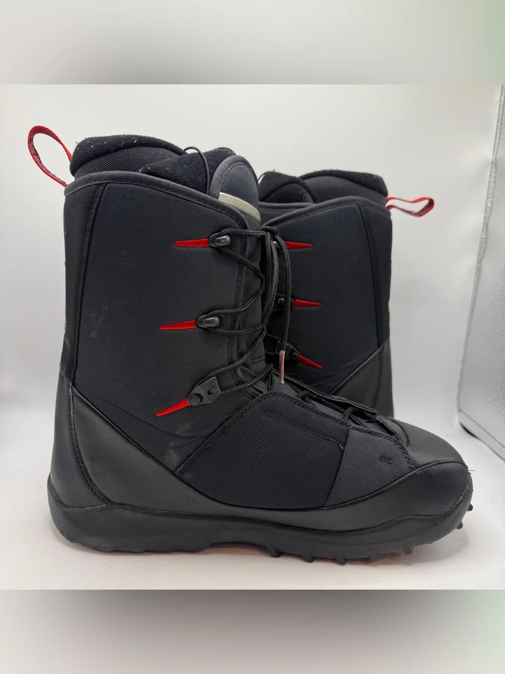 Salomon Symbio Thermicfit Men’s Size 13.5US Snowboard Boots Black Red